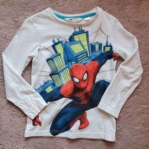 H&M Marvel Spiderman Long Sleeved T-shirt 4/6 EUC